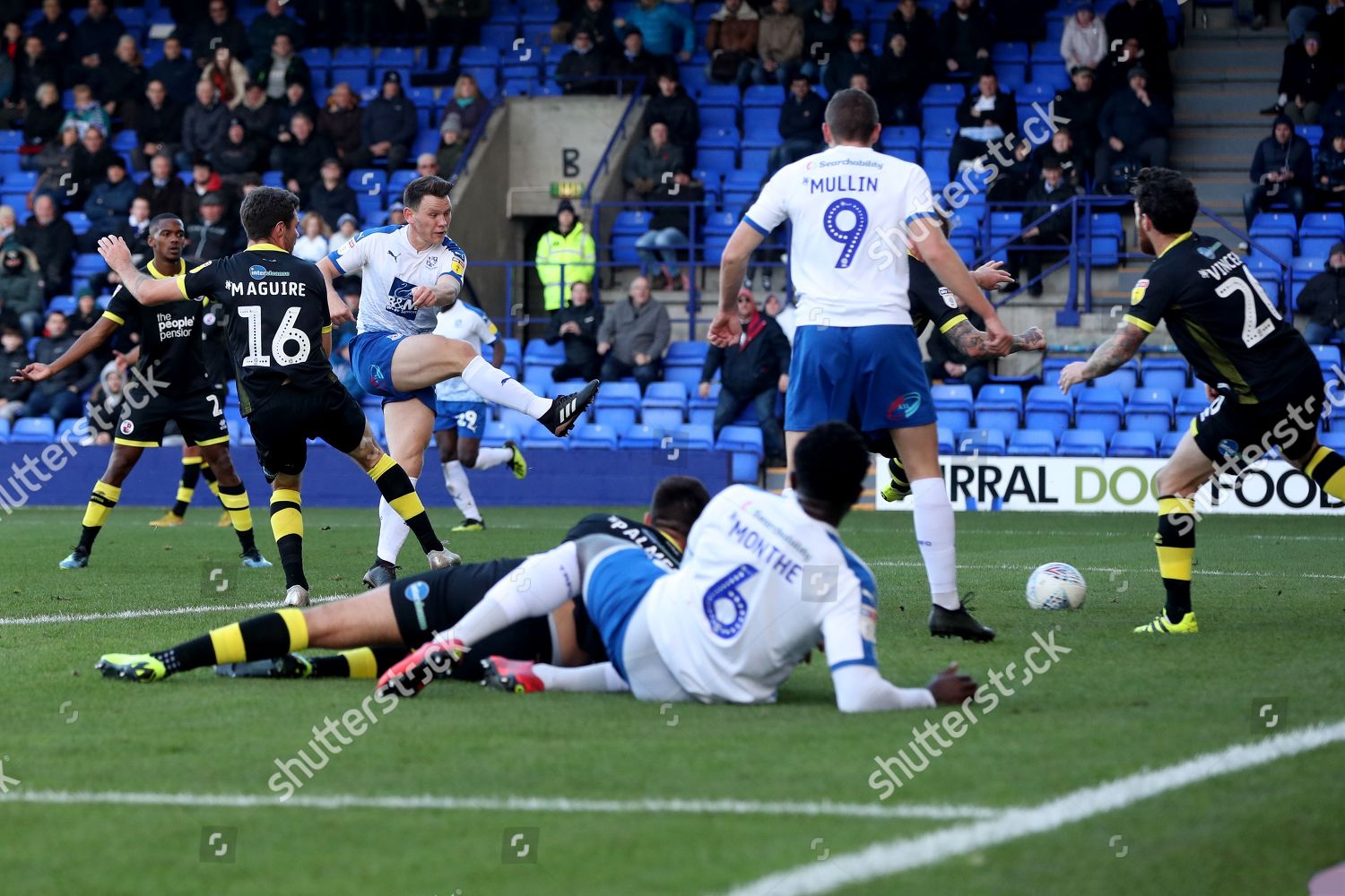 Connor Jennings Tranmere Rovers Scores 1st Editorial Stock Photo ...