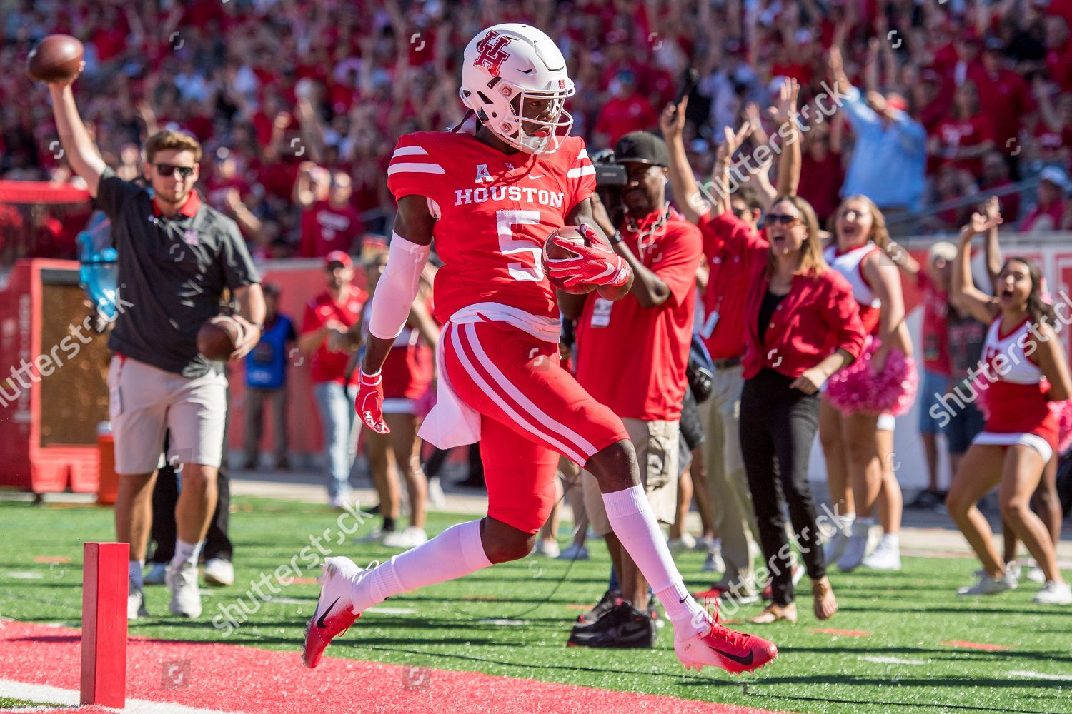 Houston Cougars Wide Receiver Marquez Stevenson Editorial Stock Photo