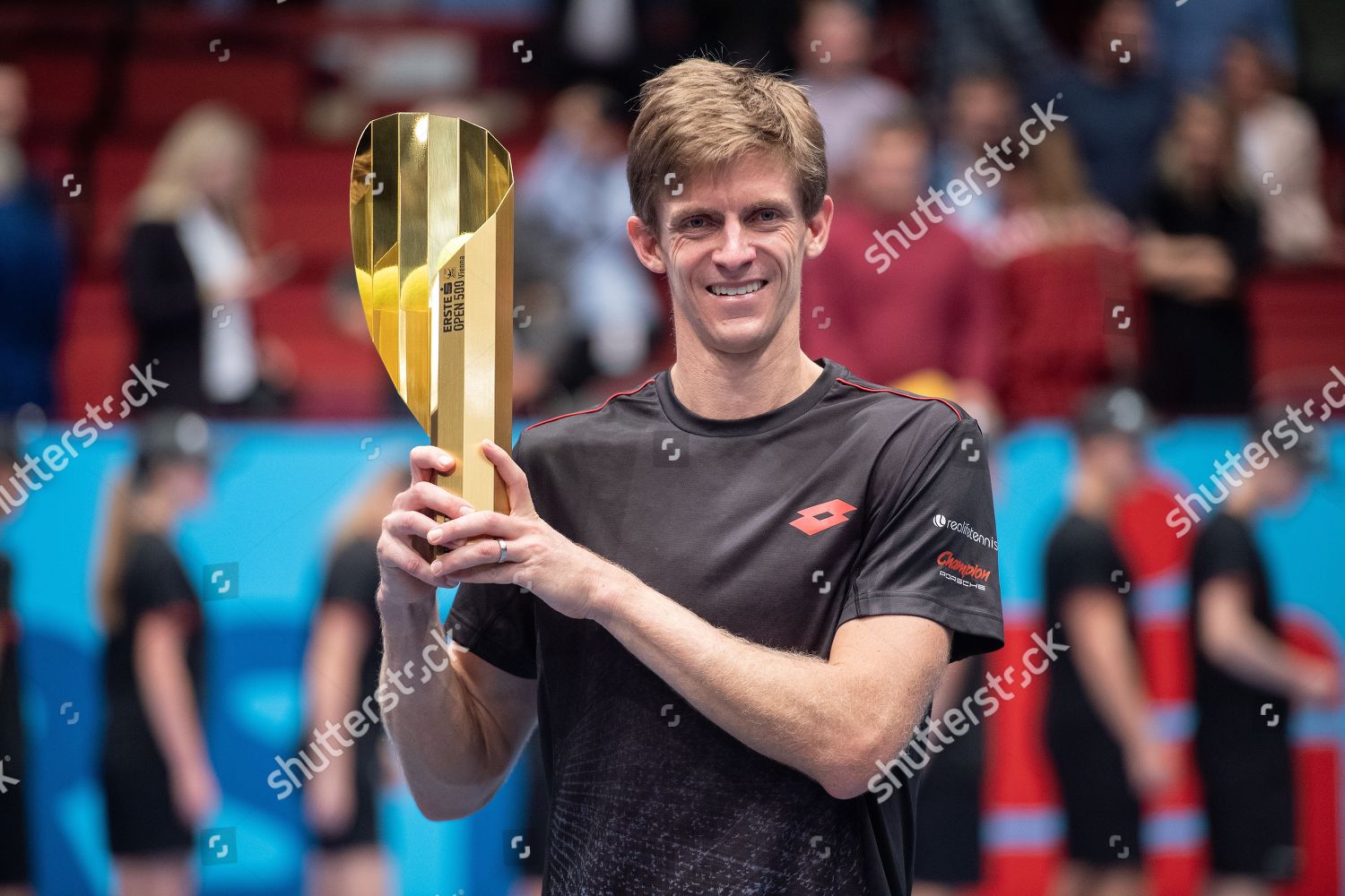 Kevin Anderson South Africa raises trophy after Editorial Stock Photo -  Stock Image | Shutterstock