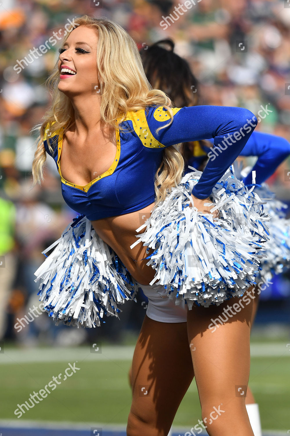 La Rams Cheerleaders Editorial Stock Photo - Stock Image