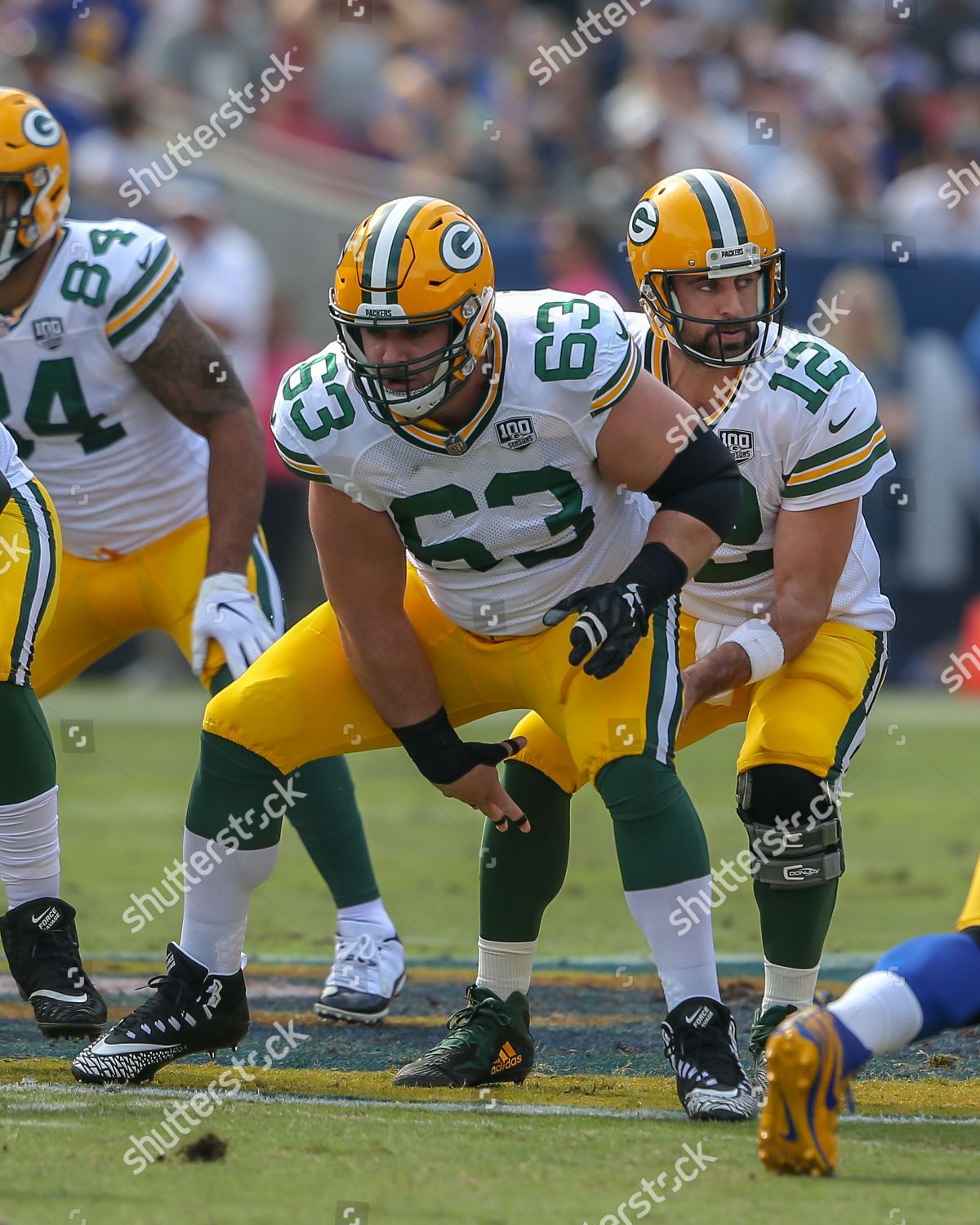 Los Angeles Cagreen Bay Packers Center Corey Editorial Stock Photo Stock Image Shutterstock