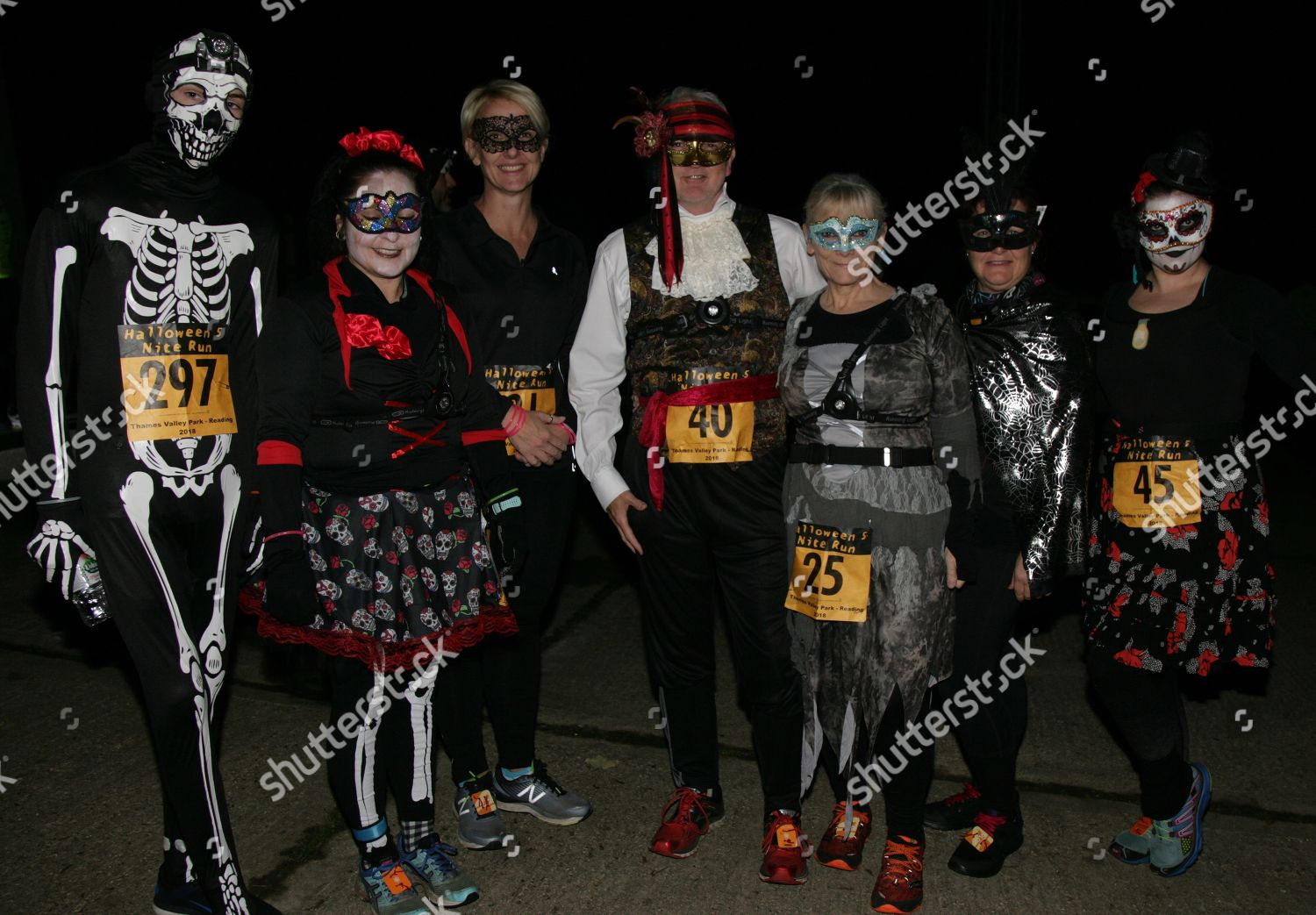 Participants 10th Halloween 5 Nite Run Editorial Stock Photo Stock