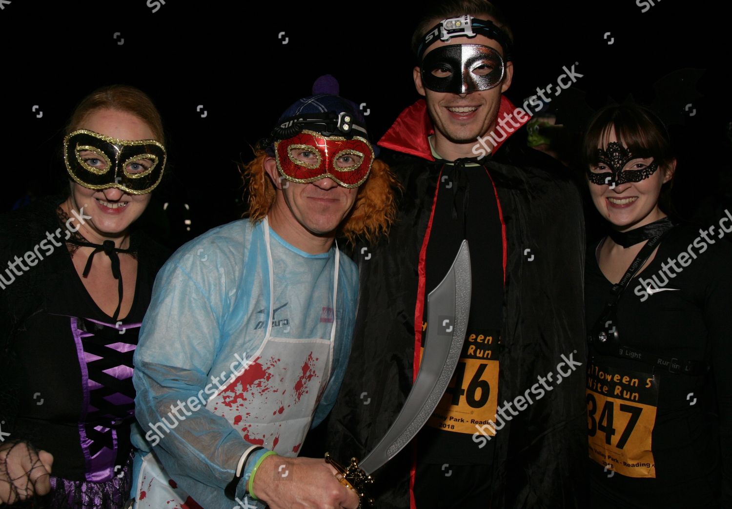 Participants 10th Halloween 5 Nite Run Editorial Stock Photo Stock