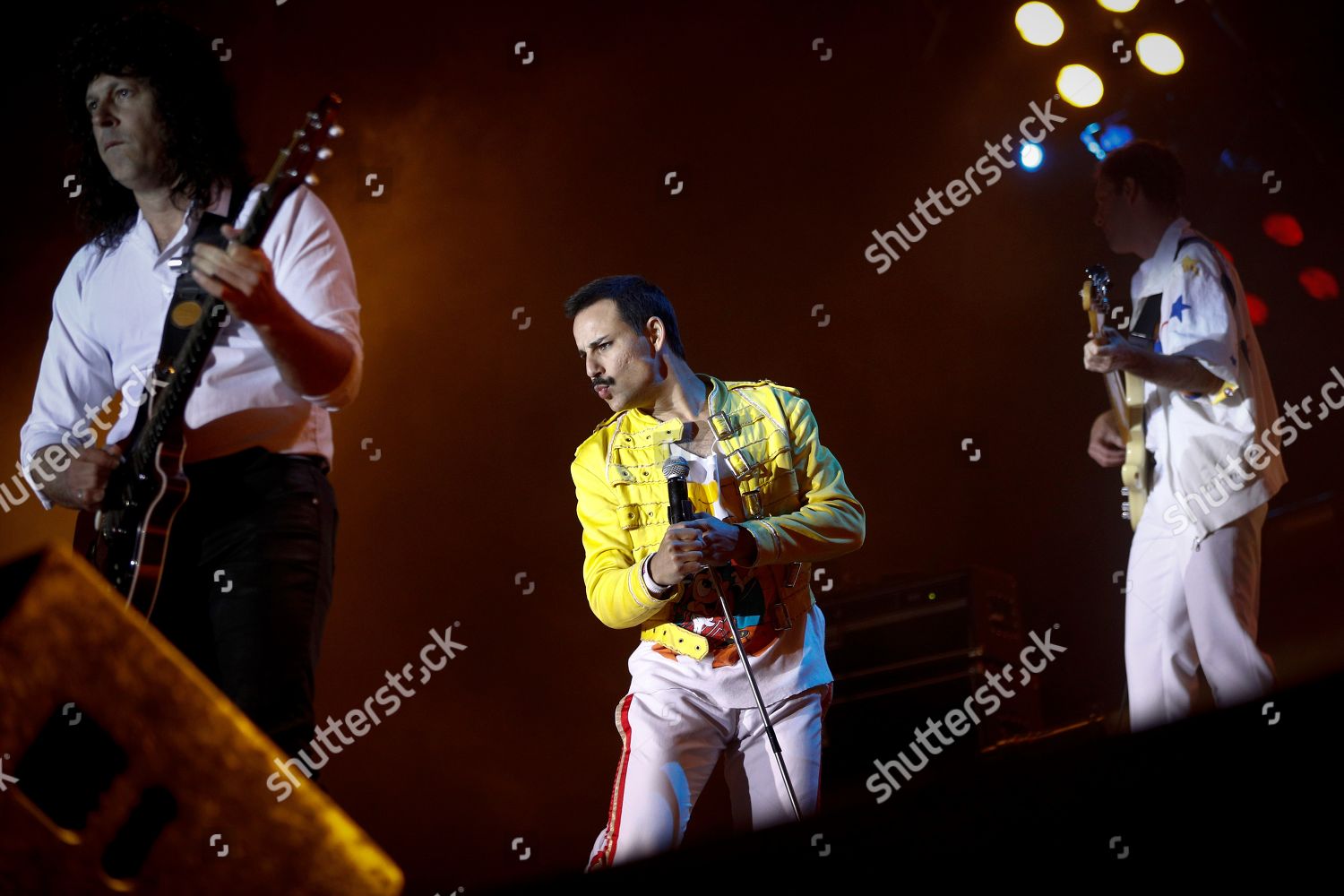 Freddie Mercury Lookalike Artist On Stage During Editorial Stock Photo Stock Image Shutterstock