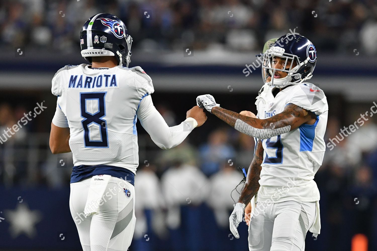 November 05, 2018:.Tennessee Titans quarterback Marcus Mariota (8