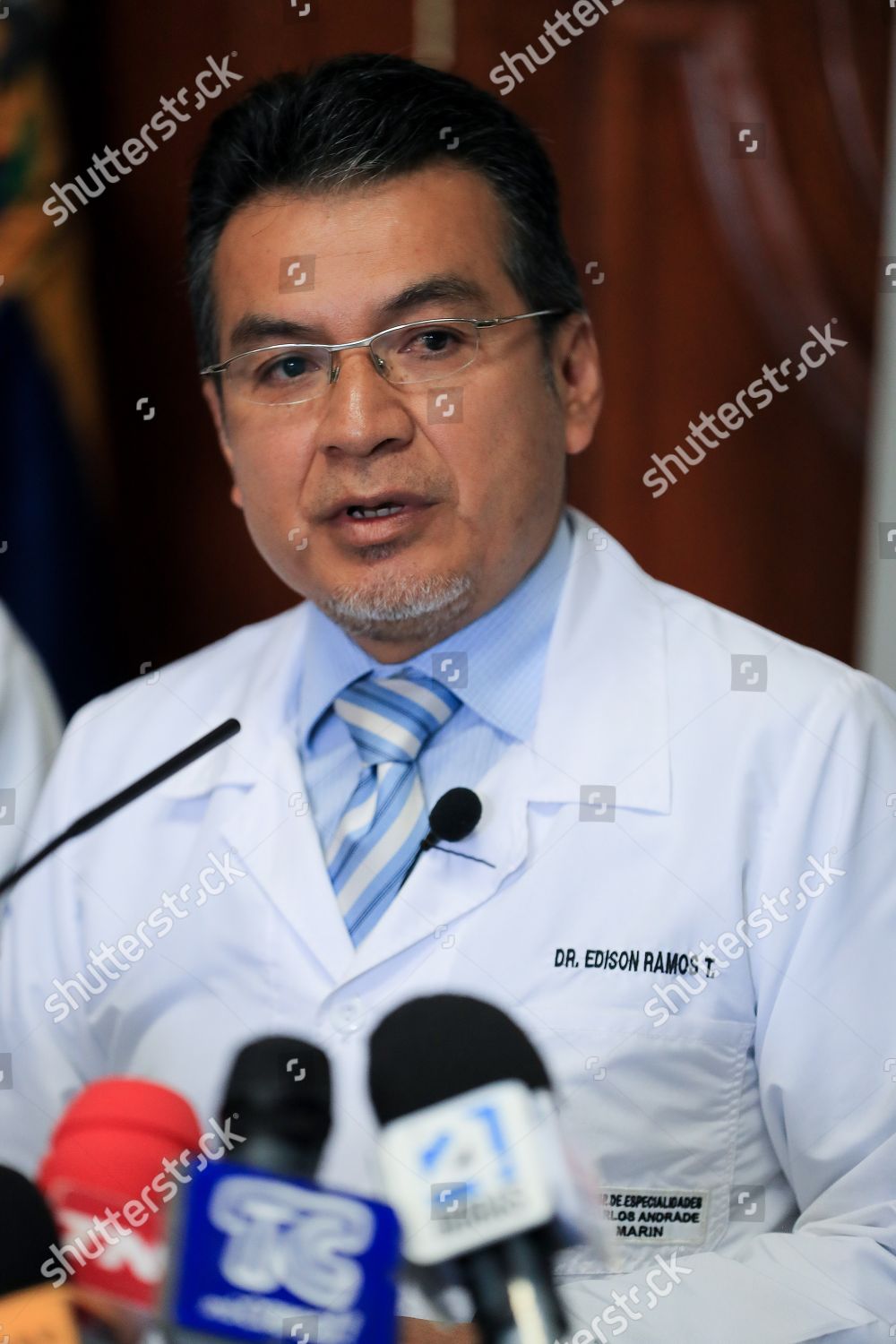 Medical Technical Director Carlos Andrade Marin Editorial Stock Photo