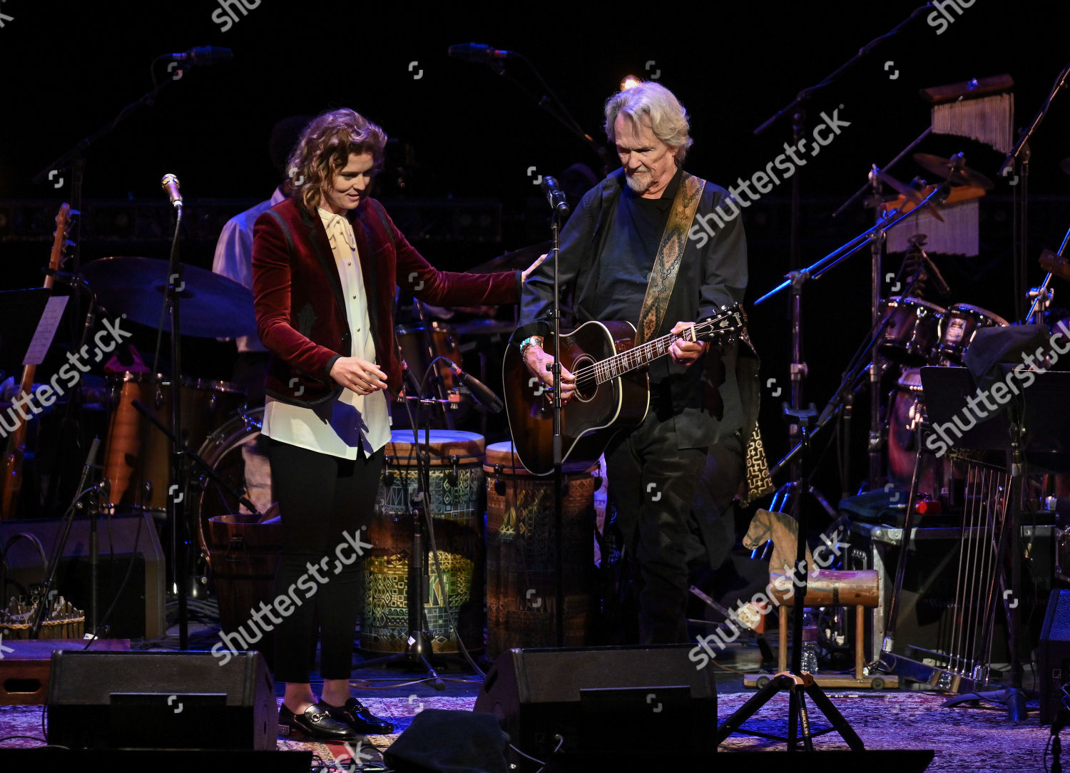 Brandi Carlile Kris Kristofferson Editorial Stock Photo Stock Image