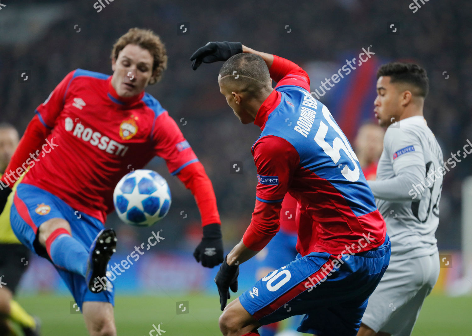 Mario Fernandes L Rodrigo Becao C Cska Editorial Stock Photo Stock Image Shutterstock