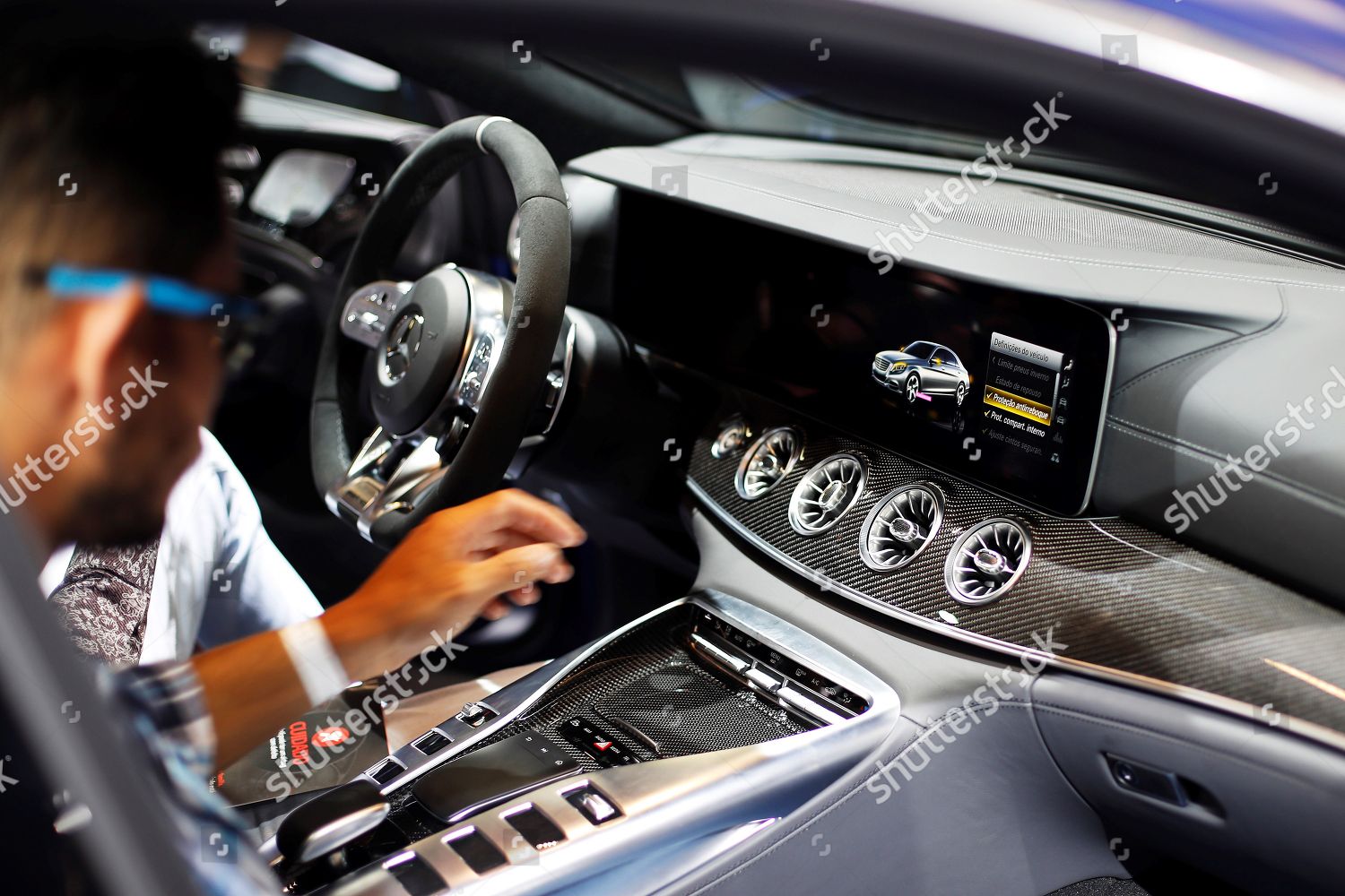 View Interior Mercedesbenz Amg Gt 63 S Editorial Stock Photo