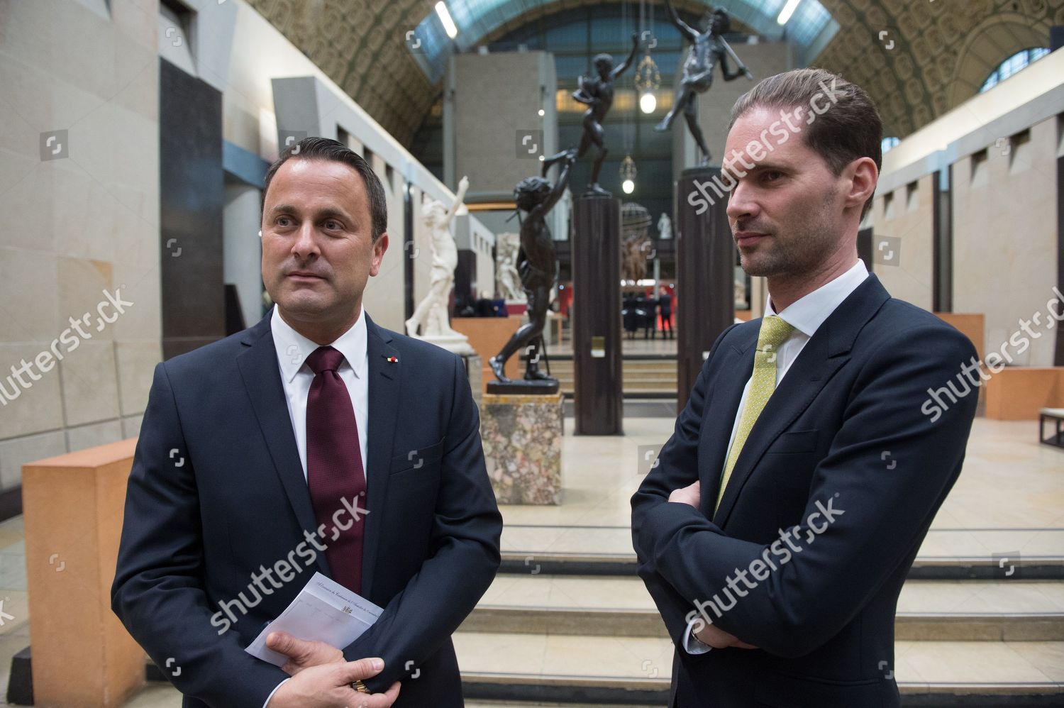 Xavier Bettel Gauthier Destenay Editorial Stock Photo - Stock Image ...