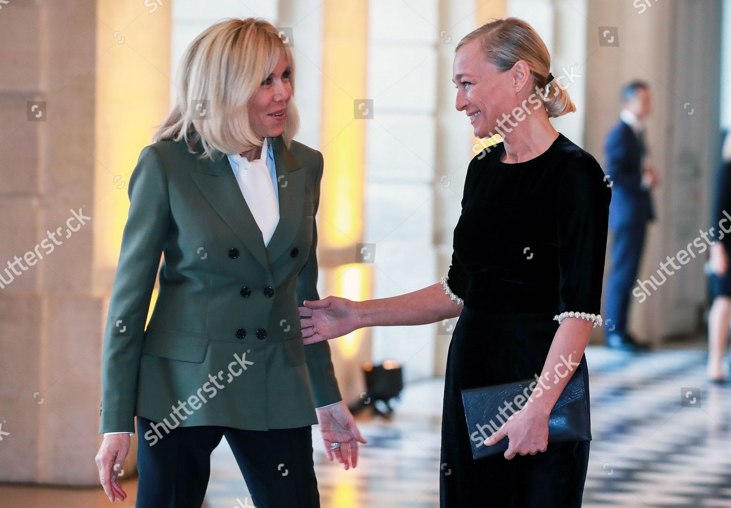 French First Lady Brigitte Macron L Editorial Stock Photo - Stock Image ...