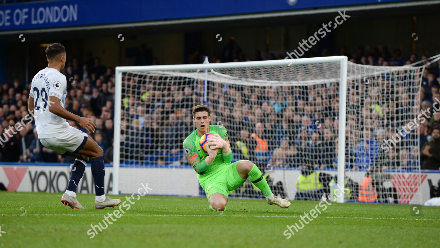 Goalkeeper Kepa Arrizabalaga Chelsea Catches Ball Editorial Stock Photo Stock Image Shutterstock