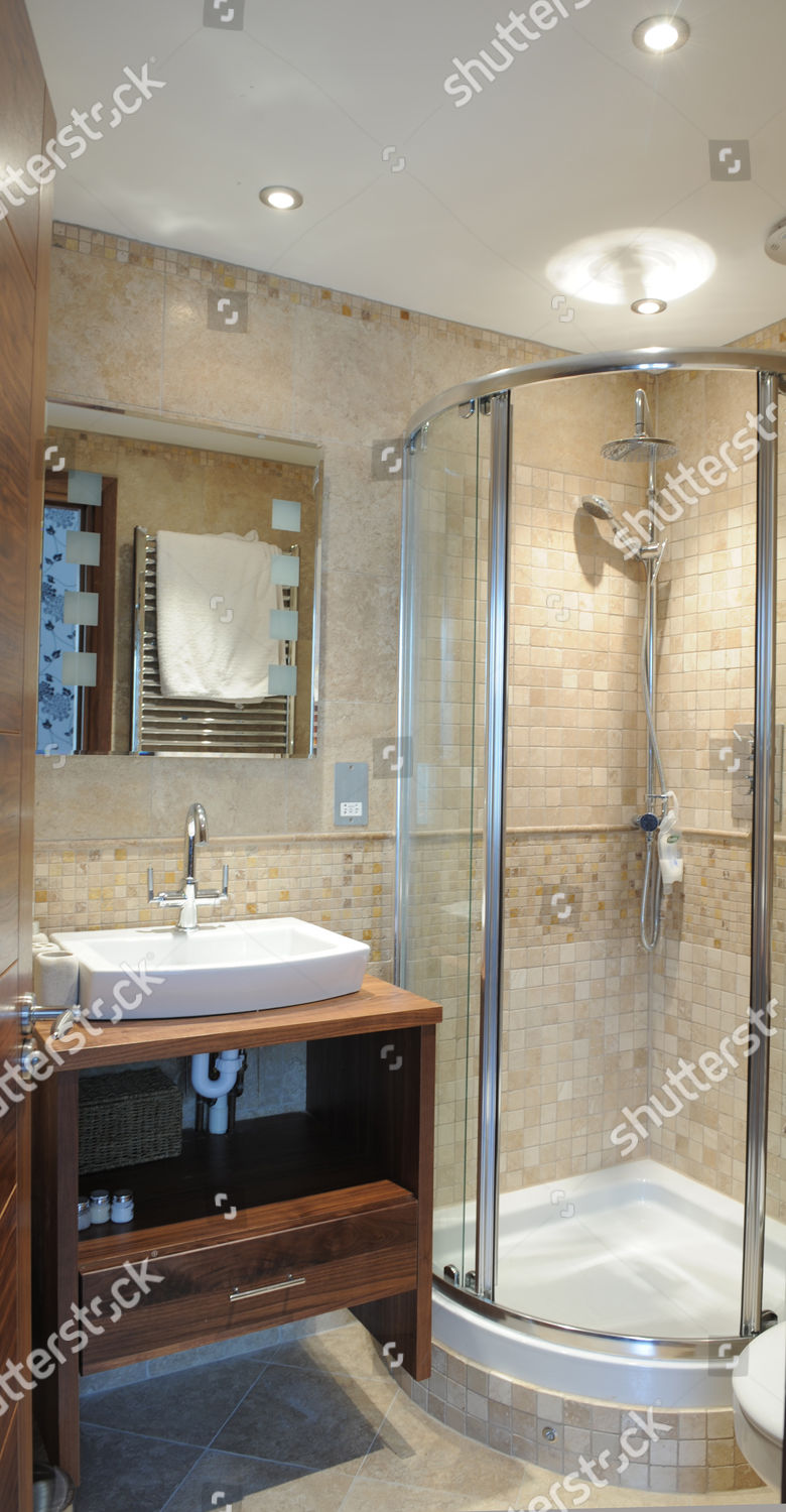 One Ensuite Shower Rooms Contemporary Fittings Editorial Stock Photo - Stock Image | Shutterstock