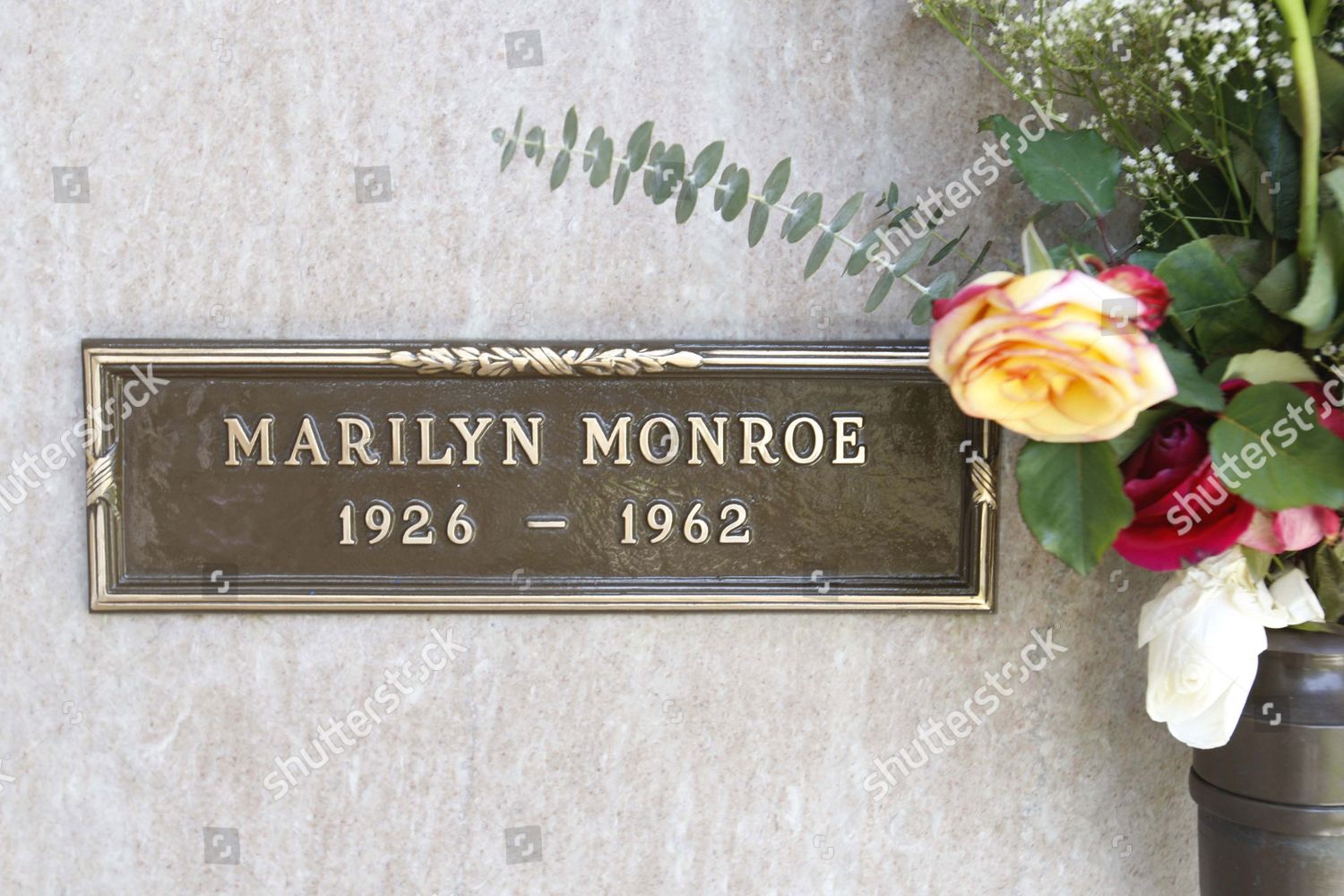 Marilyn Monroe Crypt Editorial Stock Photo - Stock Image | Shutterstock