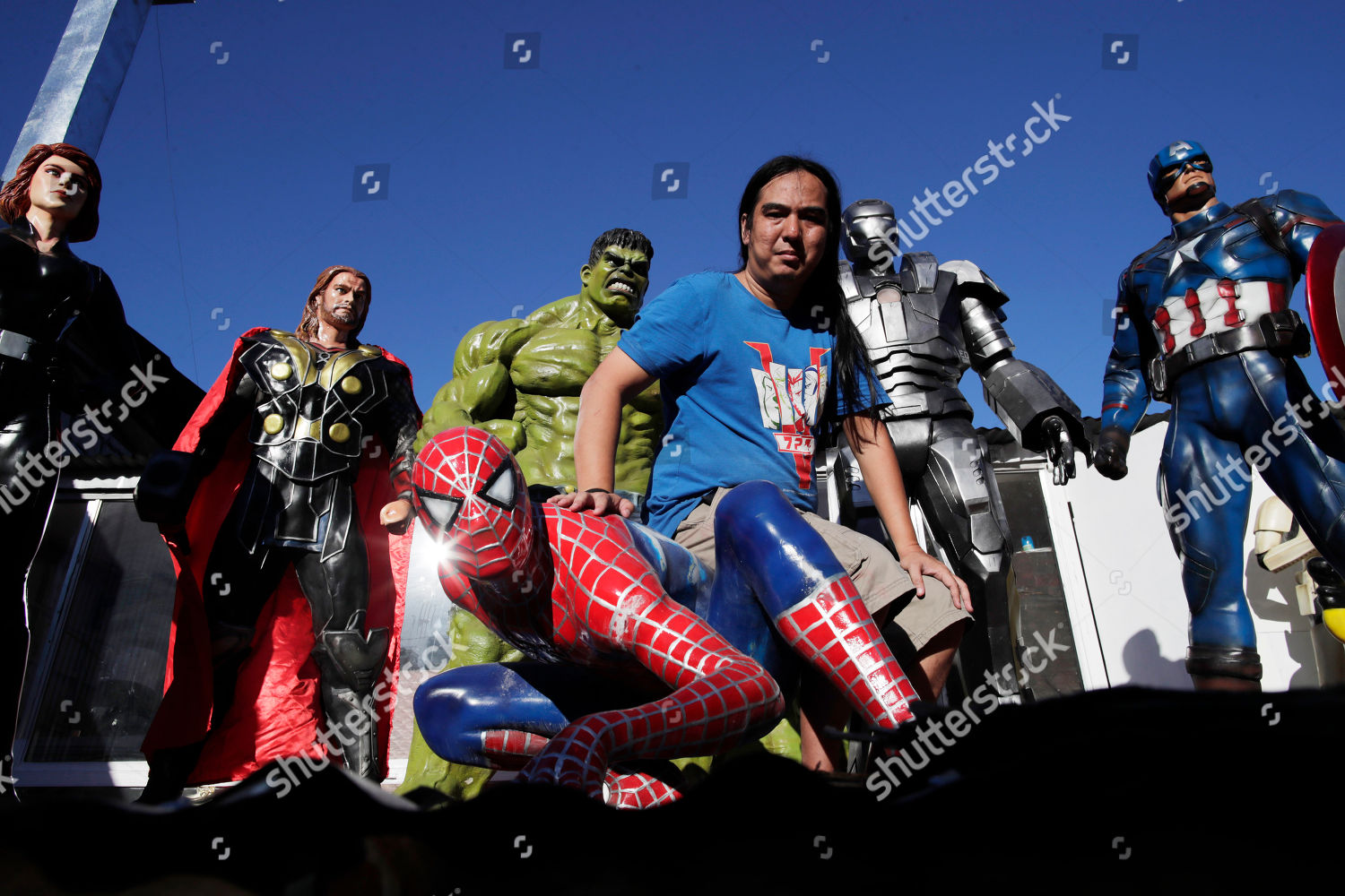 Lifesize Statue Maker Jerry Santos C Displays Editorial Stock Photo Stock Image Shutterstock