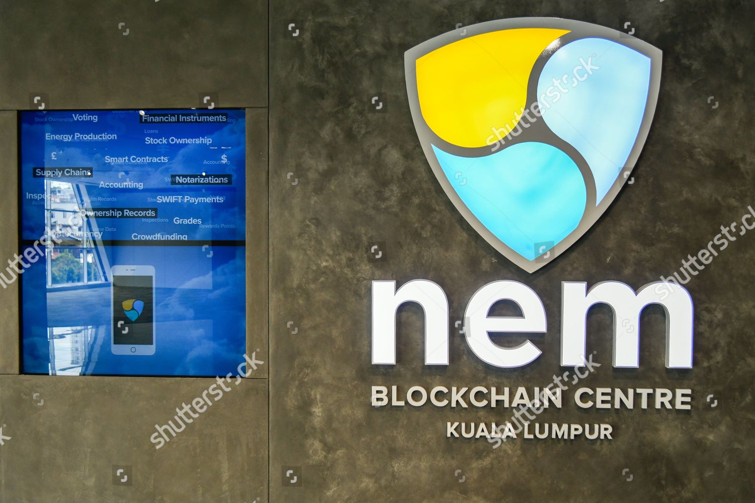 Signage Nem Blockchain Center Kuala Lumpur Malaysia Editorial Stock Photo Stock Image Shutterstock