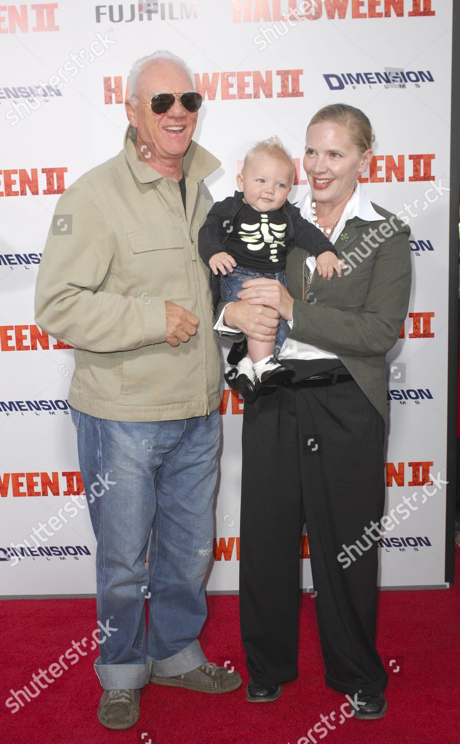 Malcolm Mcdowell Son Seamus Mcdowell Wife Editorial Stock Photo Stock