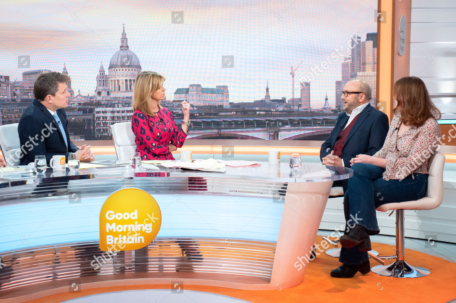 Ben Shephard Kate Garraway George Galloway Editorial Stock Photo ...