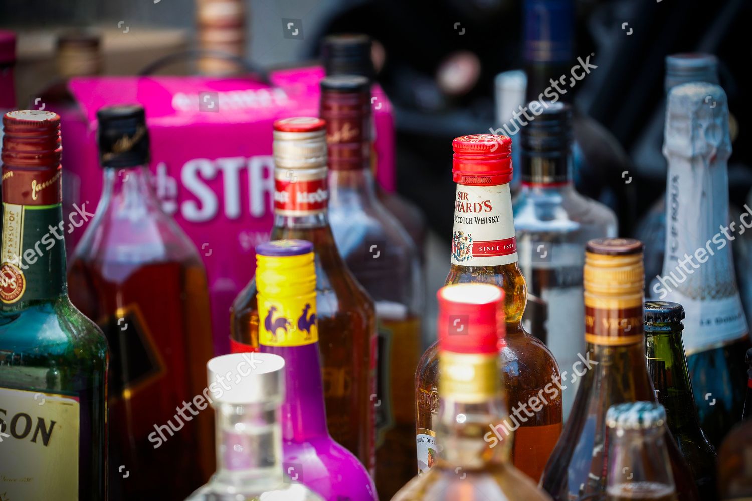 Some 16926 bottles alcohol amounting 12000 litres Editorial Stock Photo -  Stock Image | Shutterstock
