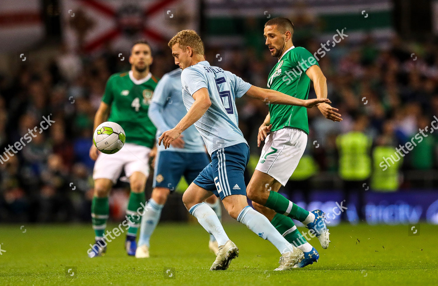 Republic Ireland Vs Northern Ireland Northern Editorial Stock Photo ...