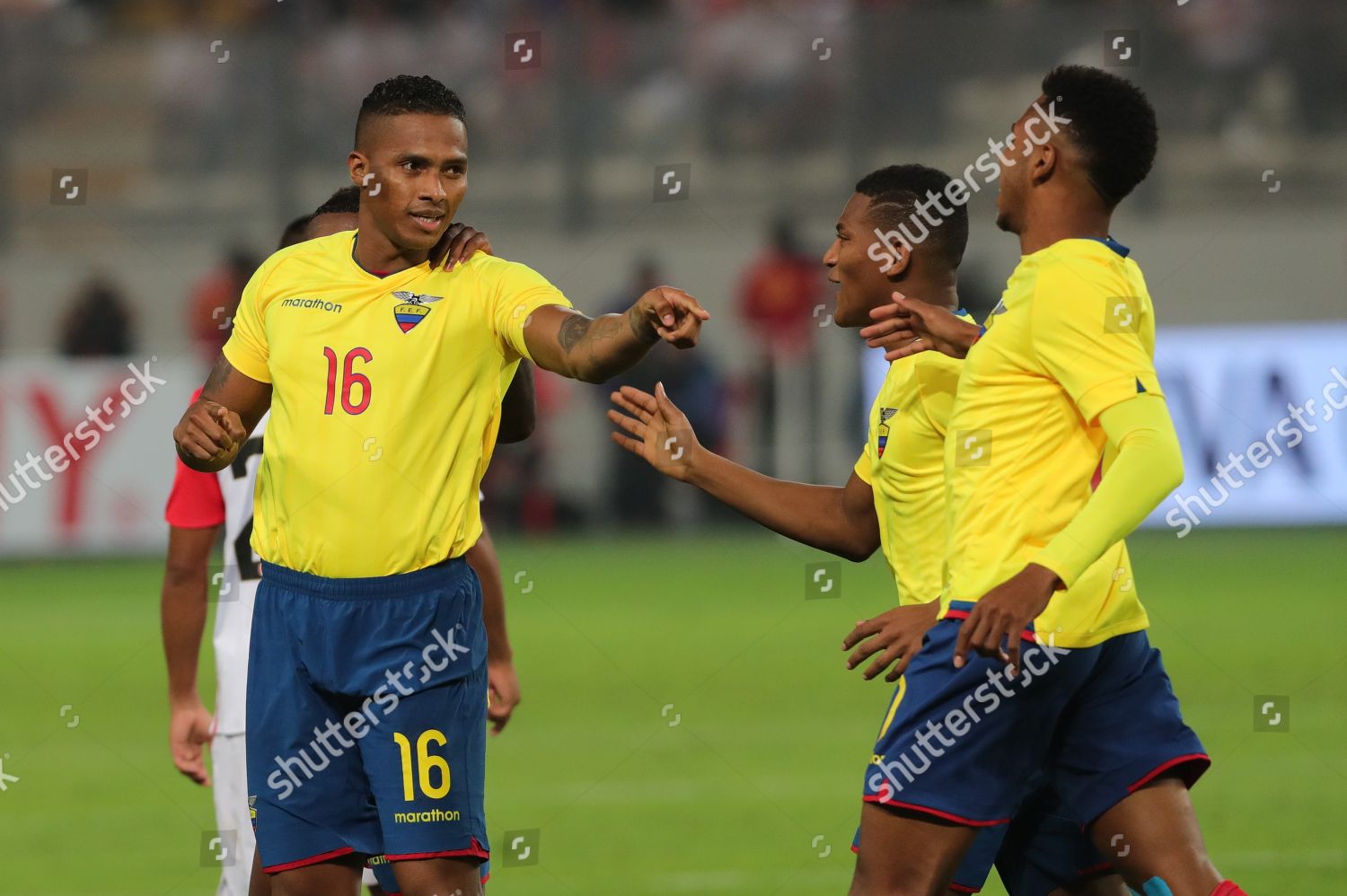 Ecuador Luis Antonio Valencia L Celebrates After Editorial Stock Photo Stock Image Shutterstock