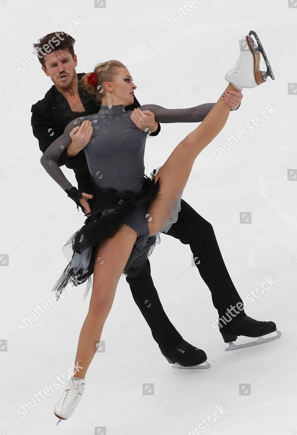 Alexandra Stepanova Ivan Bukin Russia Perform Editorial Stock Photo ...