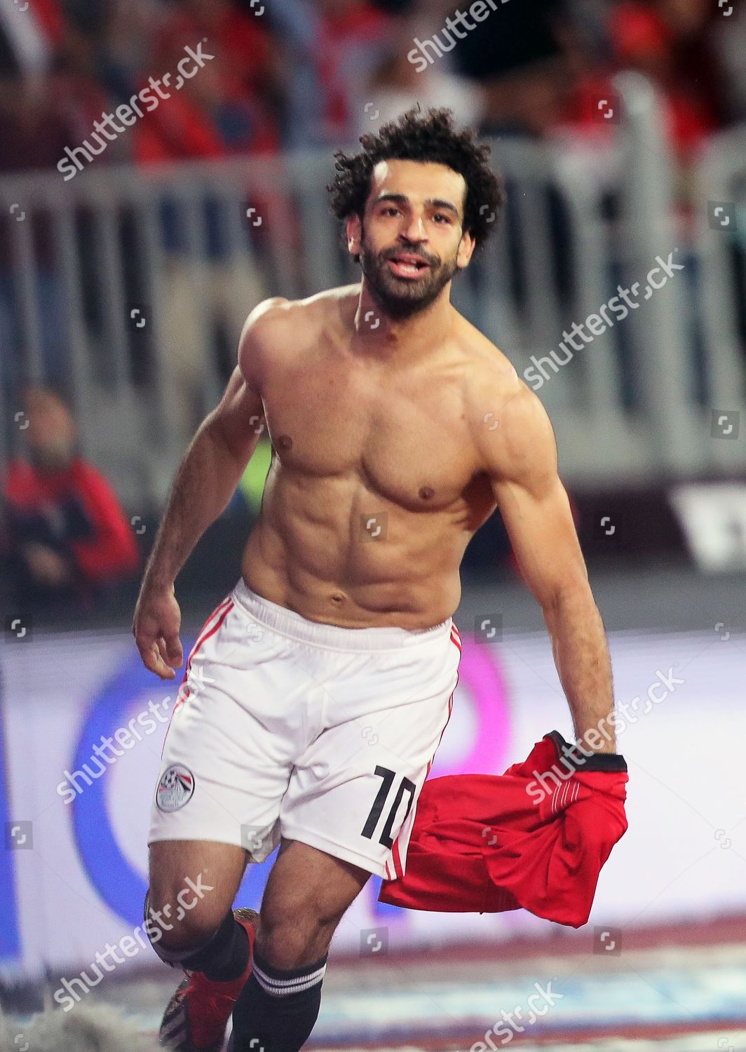 Egypts Mohamed Salah Celebrates After Scoring Goal Editorial Stock Images, Photos, Reviews