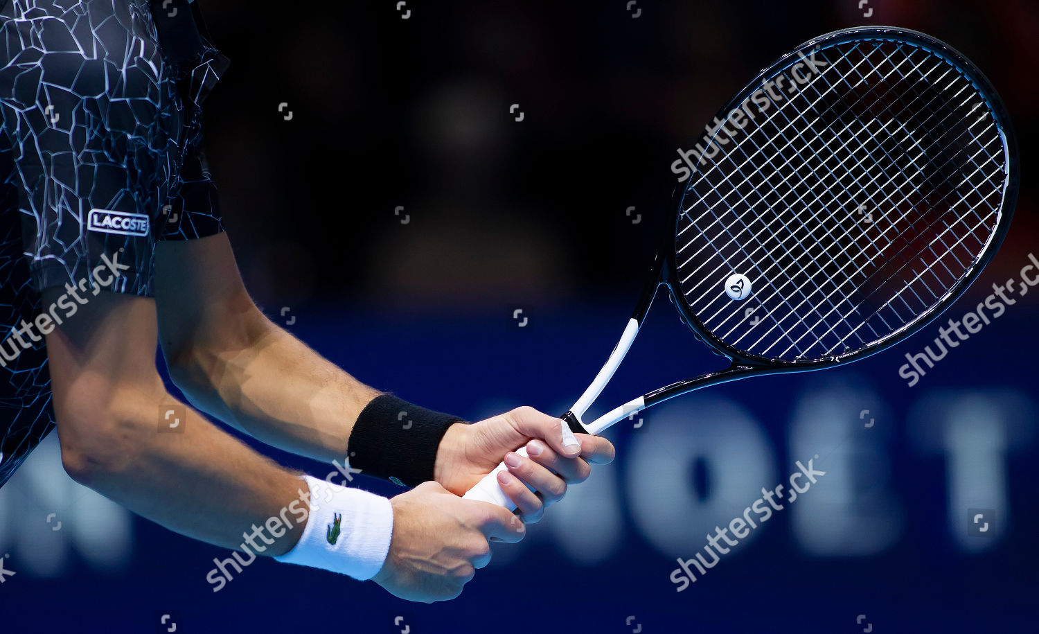 Tennis Racket Novak Djokovic Srb During Editorial Stock Photo - Stock ...