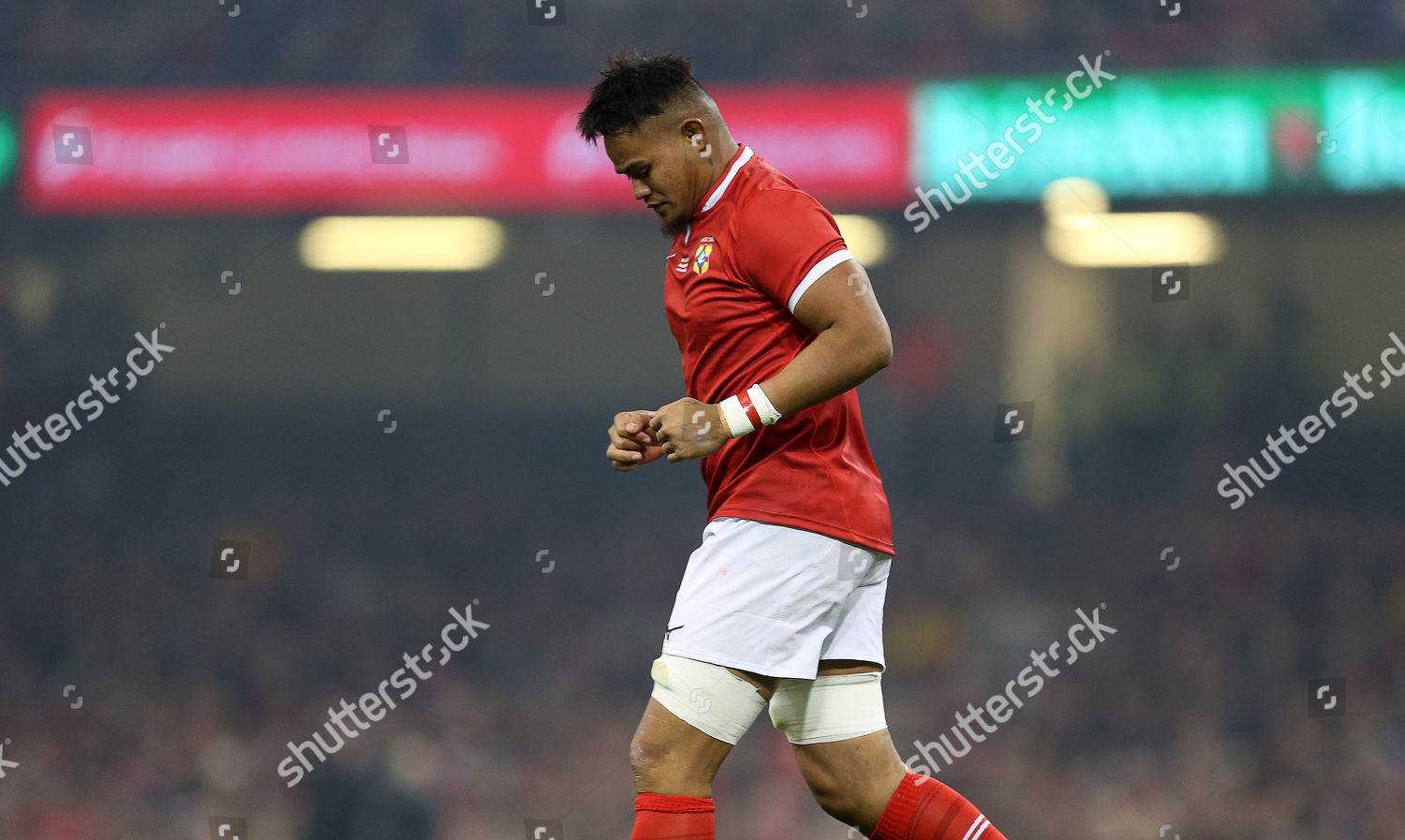 Leva Fifita Tonga Given Yellow Card Editorial Stock Photo Stock Image