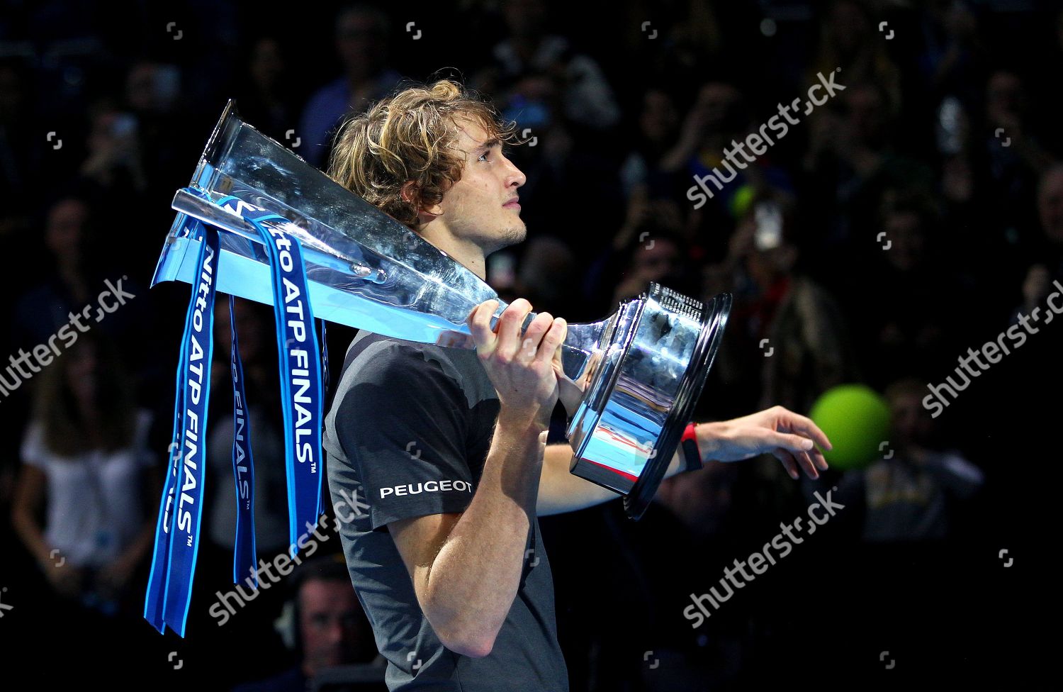 Alexander Zverev Germany Celebrates Trophy Editorial Stock Photo ...