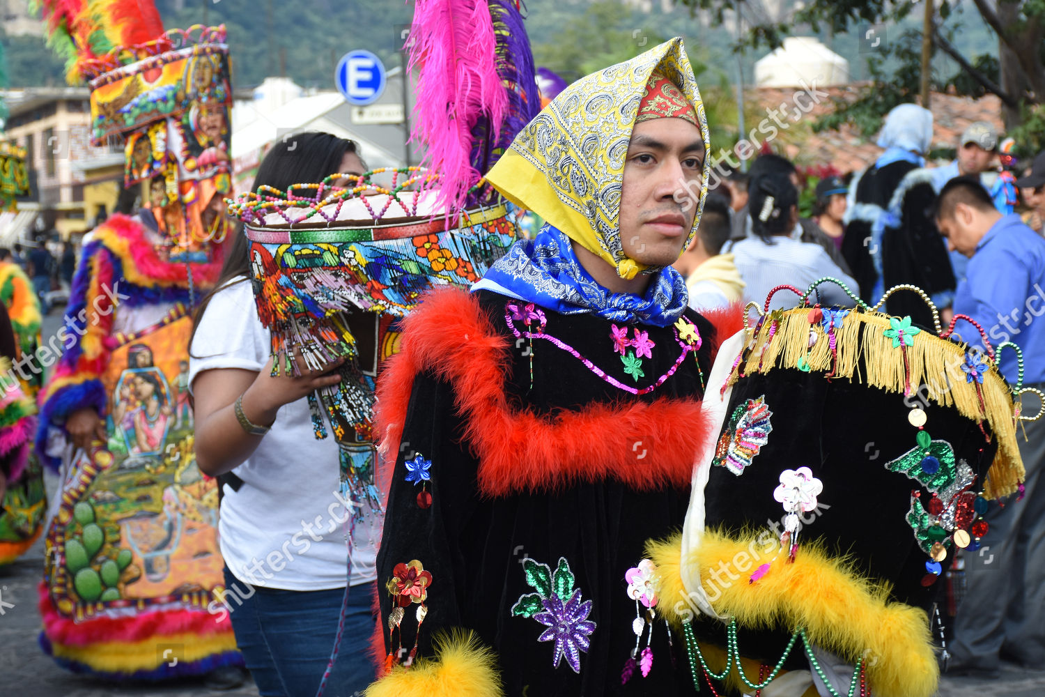 Chinelos Tepoztlan Yautepec Tlayacapan Seen Dancing Editorial Stock ...