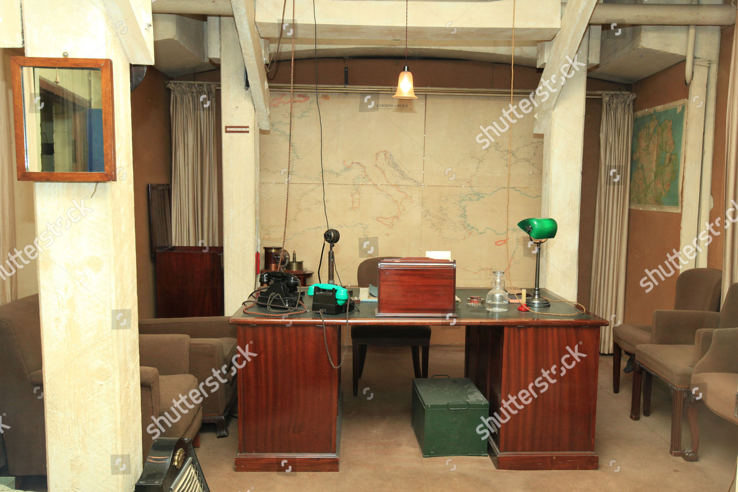 Cabinet War Rooms Shorthand Typist Room Editorial Stock