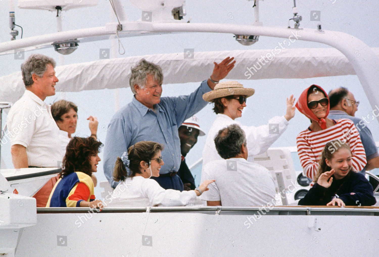 President Bill Clinton Ted Kennedy Victoria Editorial Stock Photo ...