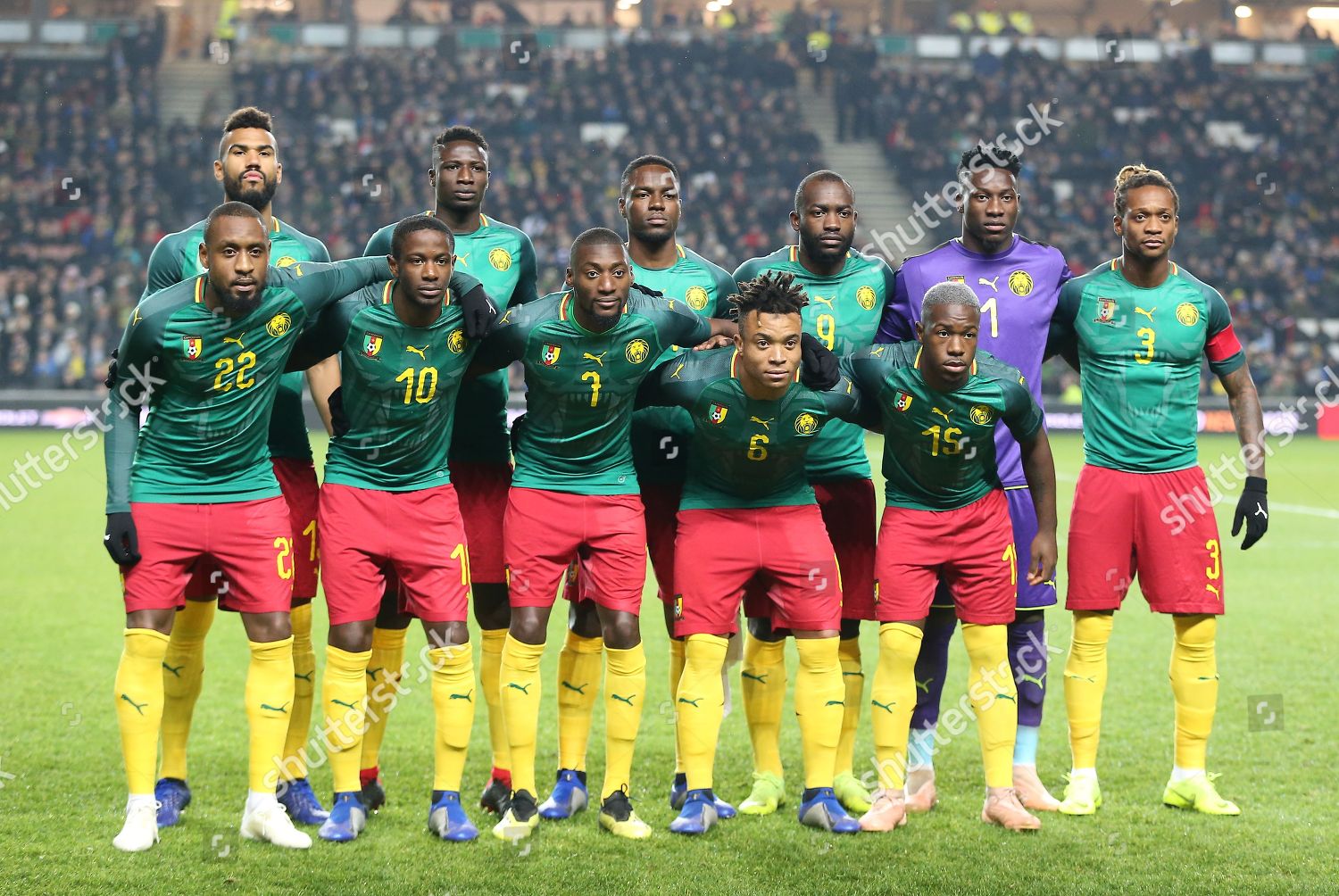 Cameroon Starting Xi Editorial Stock Photo - Stock Image | Shutterstock