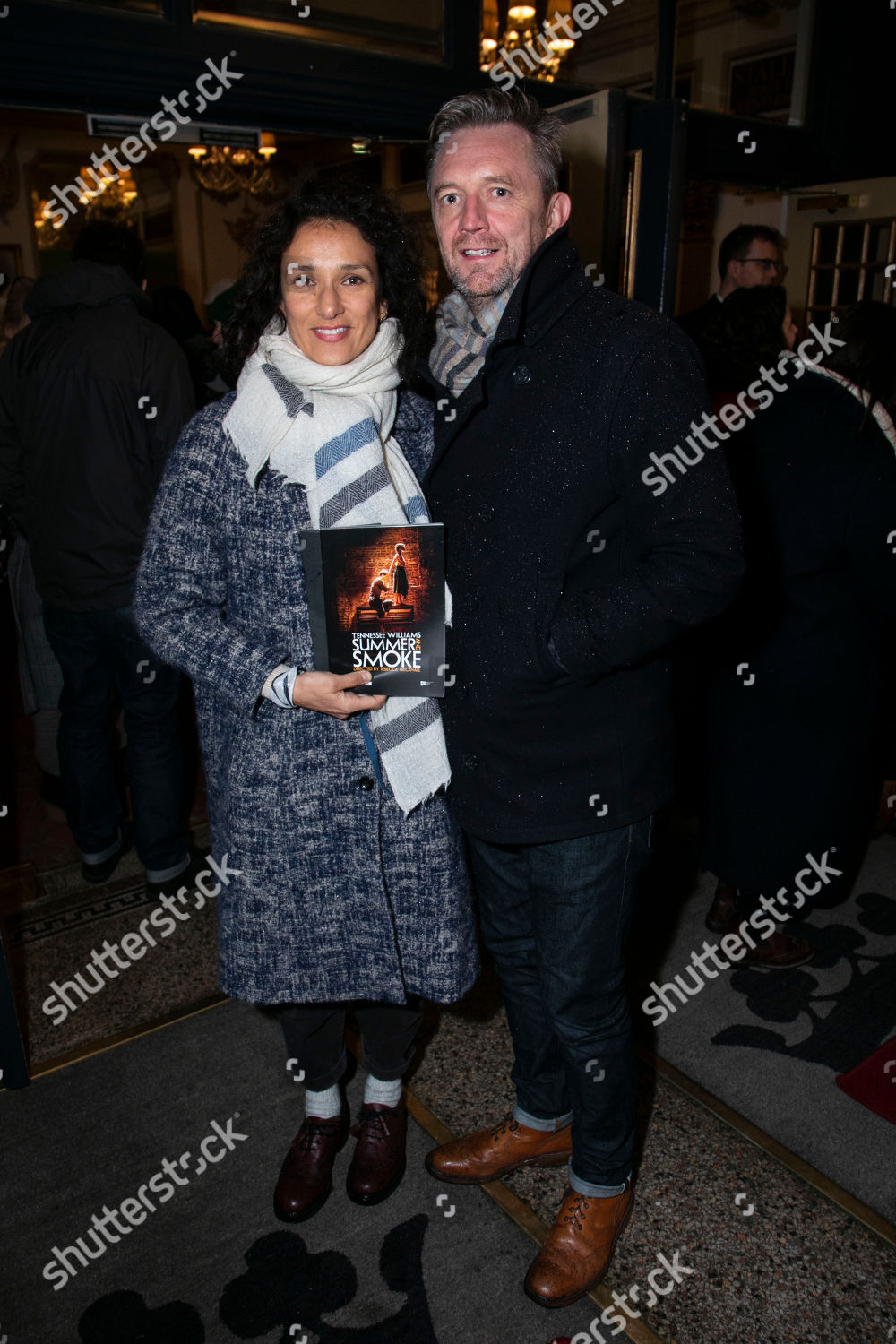 Indira Varma Colin Tierney Editorial Stock Photo Stock Image