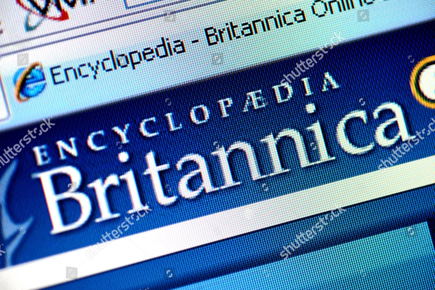 Encyclopedia Britannica site Editorial Stock Photo Stock Image