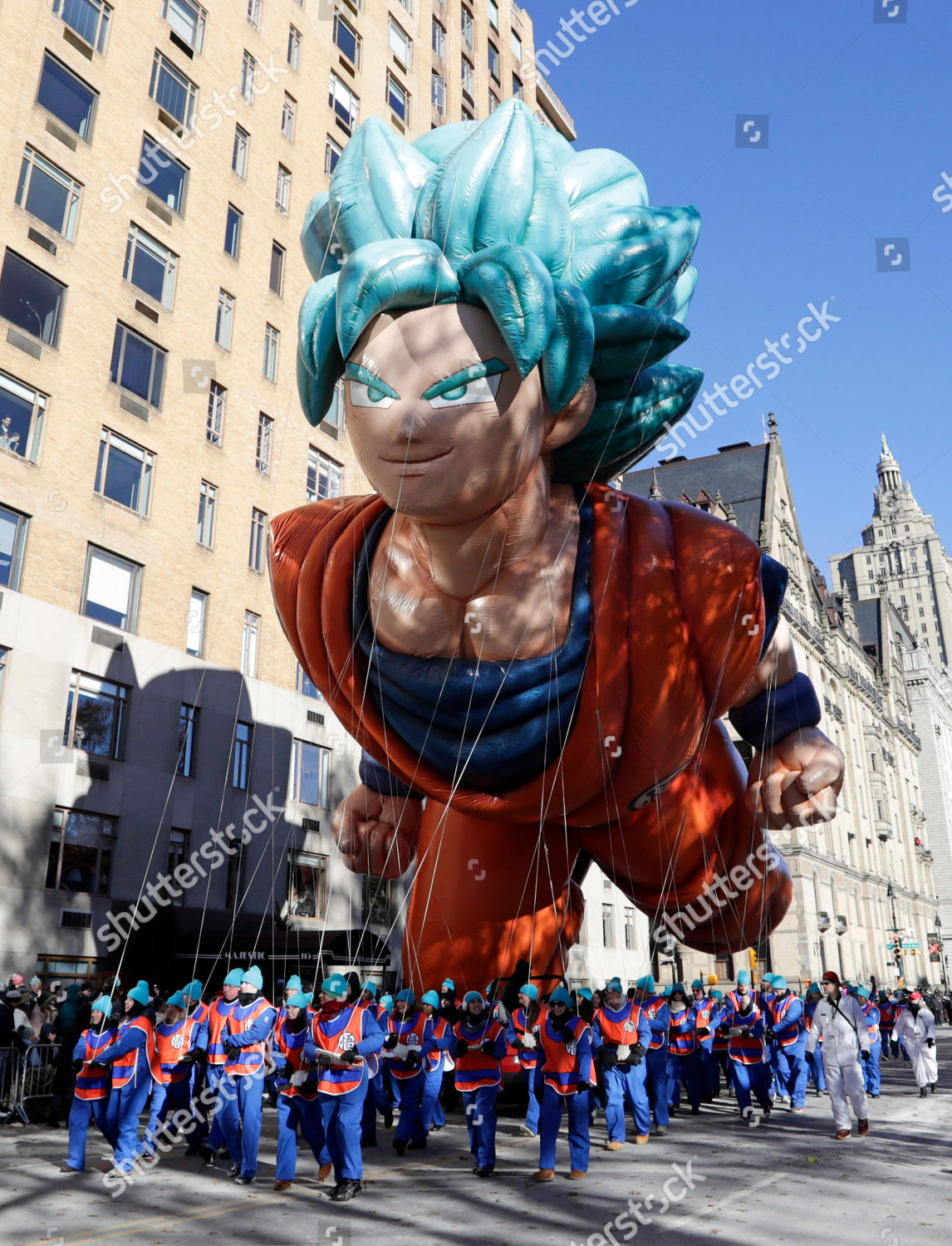 Goku Balloon Floats Down Central Park Editorial Stock Photo Stock