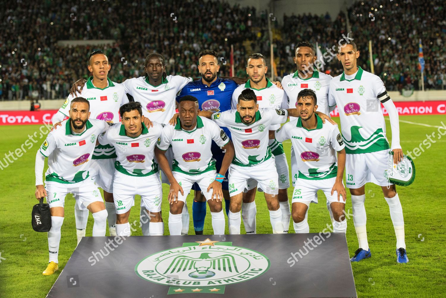 Players Raja Club Athletic Line Caf Confederation Editorial Stock Photo Stock Image Shutterstock