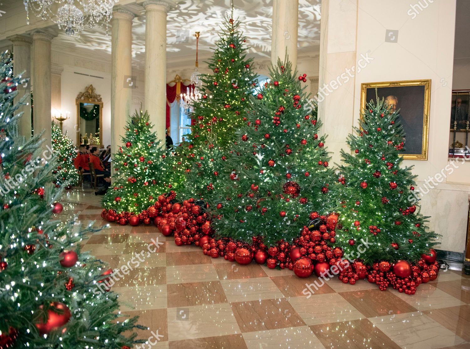 2018 White House Christmas decorations Editorial Stock Photo Stock