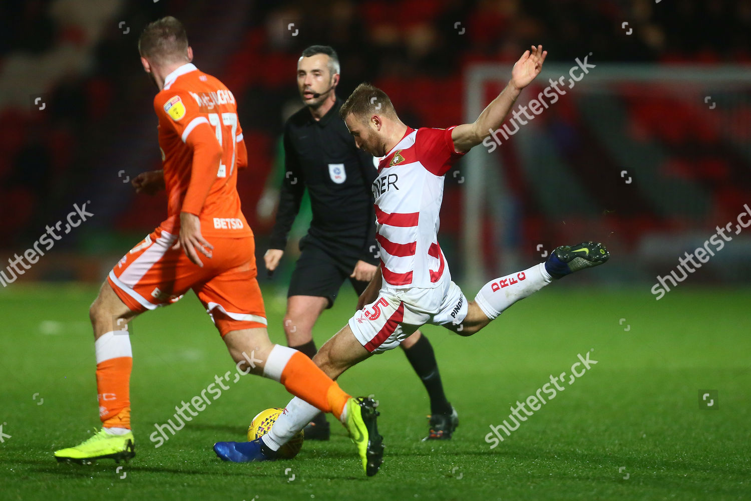 Doncasters Herbie Kane Scores Opening Goal Editorial Stock Photo ...