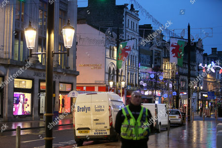 Police Incident Sandringham Hotel Cardiff Stock Photos - 