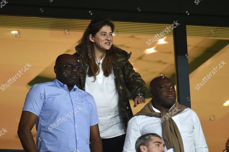 Parents Kylian Mbappe attend PSG v Monaco Stock Photos (Exclusive