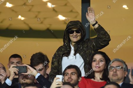 Parents Kylian Mbappe attend PSG v Monaco Stock Photos (Exclusive) | Shutterstock