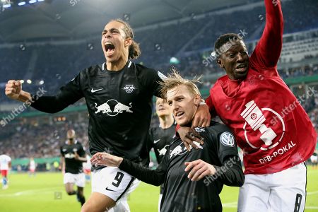 Yussuf Poulsen Emil Forsberg Amadou Haidara Celebration Editorial Stock Photo Stock Image Shutterstock