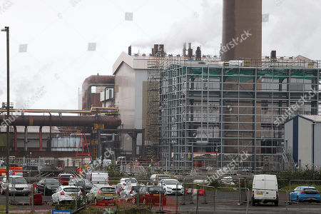 Explosion Tata Steel Works Port Talbot Stockfotos Exklusiv Shutterstock