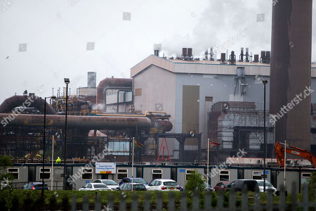 Explosion Tata Steel Works Port Talbot Stockfotos Exklusiv Shutterstock