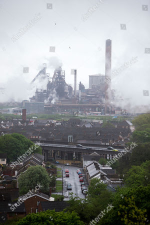 Explosion Tata Steel Works Port Talbot Stockfotos Exklusiv Shutterstock