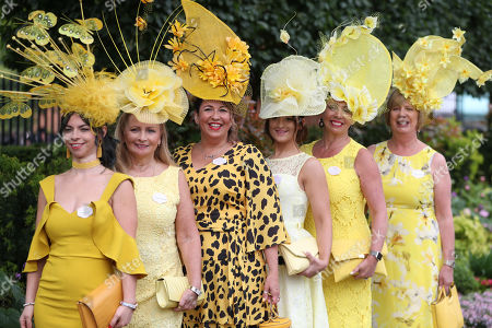 yellow ascot dress