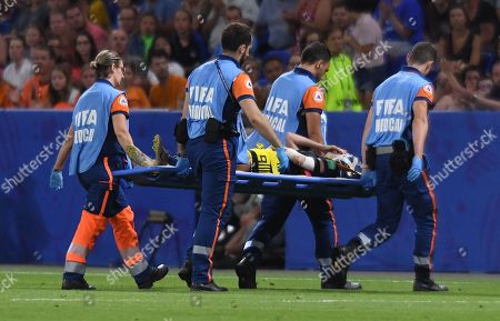 Kosovare Asllani Sweden Stretchered Off Injured End Editorial Stock Photo Stock Image Shutterstock