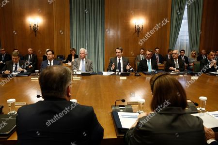 First Cabinet Meeting New Government Athens Stockfotos Exklusiv